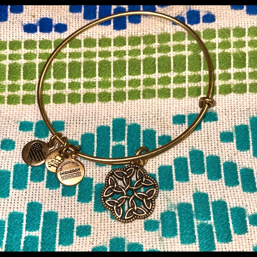 Alex and Ani Gold Endless Knot Bracelet